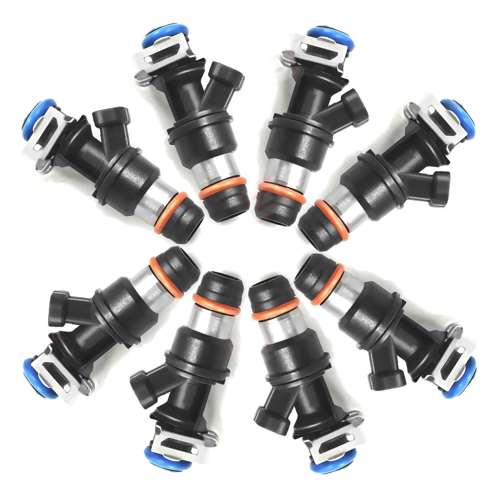 8Pcs/Set Fuel Injectors Auto Replacement for Chevy Silverado 5.3L/6.0L 25317628