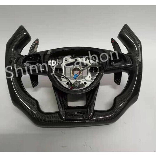 Full carbon fiber steering wheel suitable for Mercedes-Benz AMG W205 CLA45 C63 E63 S63