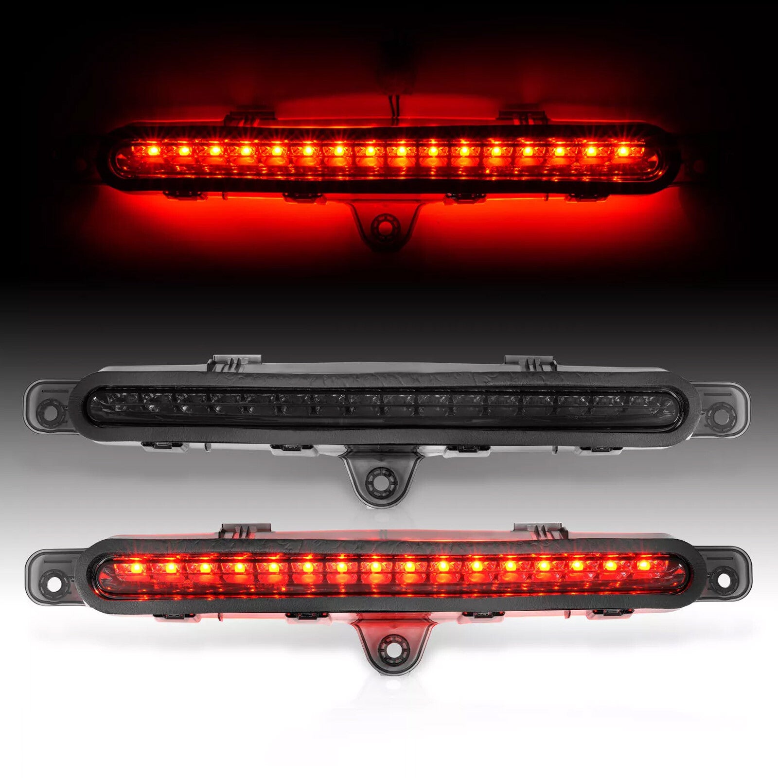 Full LED 3RD third brake light (black) for 2010-2014 for Ford for Mustang GT base 2-door
