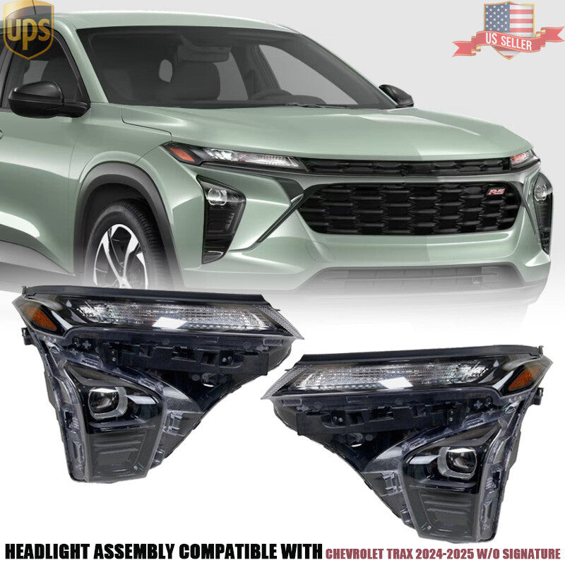 LED Headlight Assembly W/O Signature For 2024-2025 for Chevrolet Trax Left Right