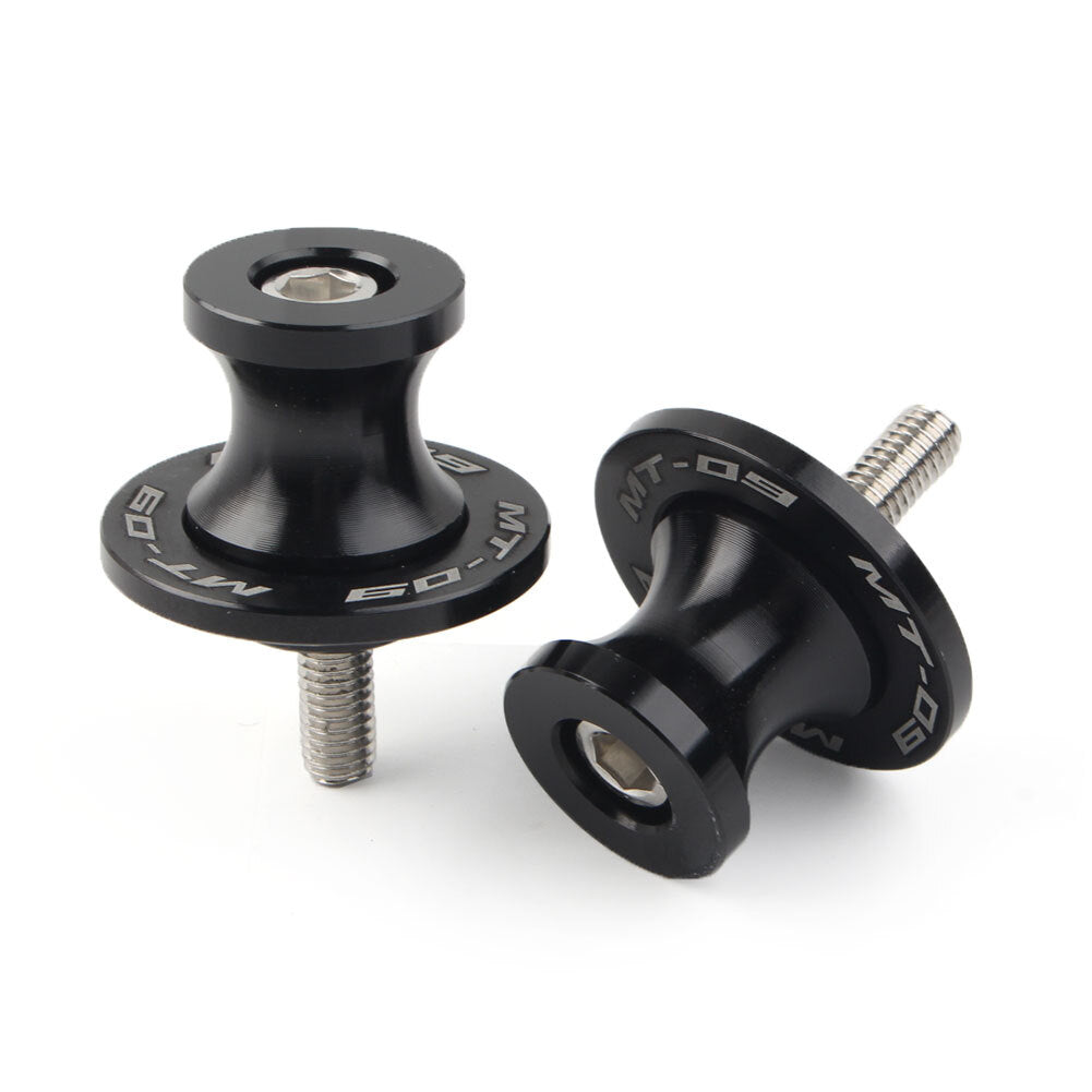 6MM CNC Schwingenspulen Slider f¨¹r for YAMAHA MT-09 FZ09 2013-2022 Motorrad Schwarz