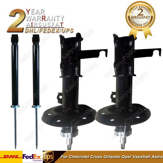 4X Front Rear Shock Absorbers for Chevrolet for Cruze Orlando for Opel for Vauxhall Astra