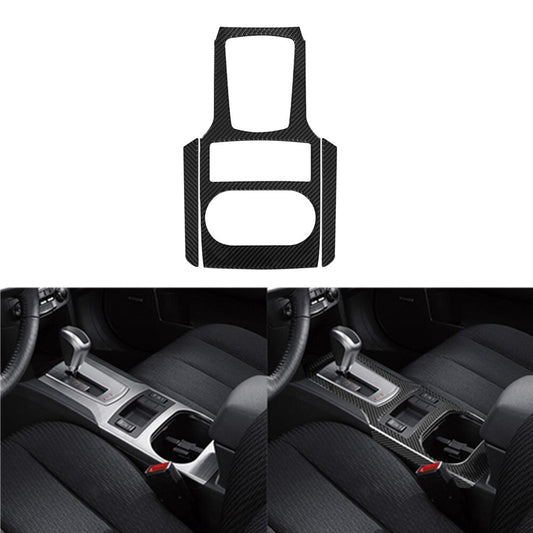 3X Carbon Fiber Gear Shift Outer Frame Cover for Subaru Legacy Outback 2010-2014