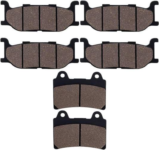 Front Rear Brake Pads for YAMAHA Roadstar 1600 XV1600 Wildstar 1999-2004 XVZ1300