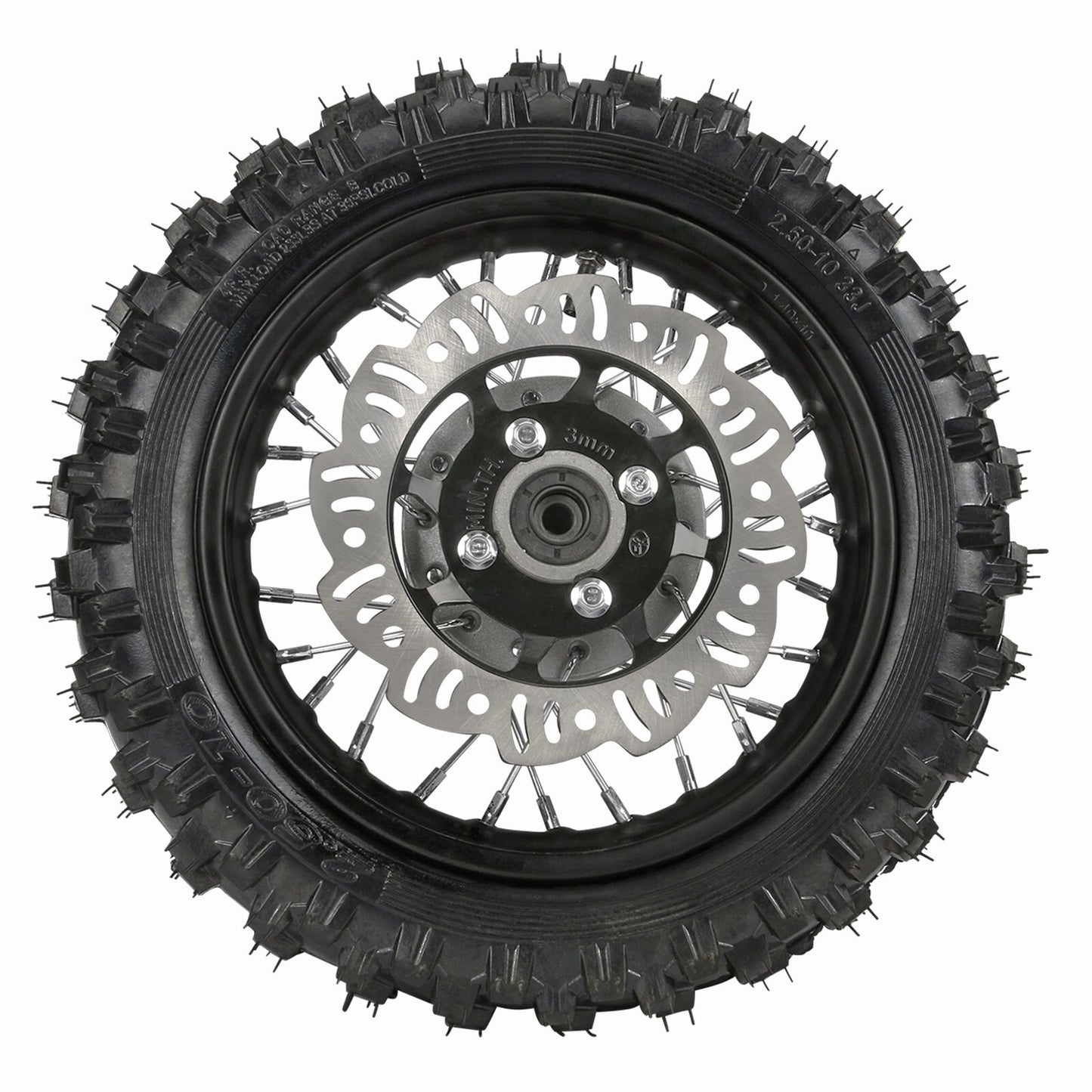 2.50-10 + 3.00-10 Tires  Rim + Fork + Swingarm Pit Bicycle CRF50 TTR50 SSR 70