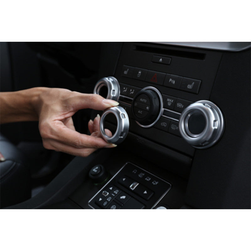 for Land Rover Range Sport 2010-2013 Chrome AC Volume Knob Molding Cover Trim 5P