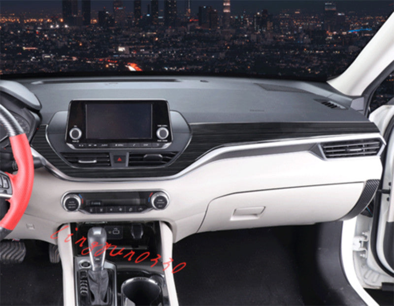 for Nissan Altima 2019-2022 Black titanium Dashboard Center Console Cover Trim