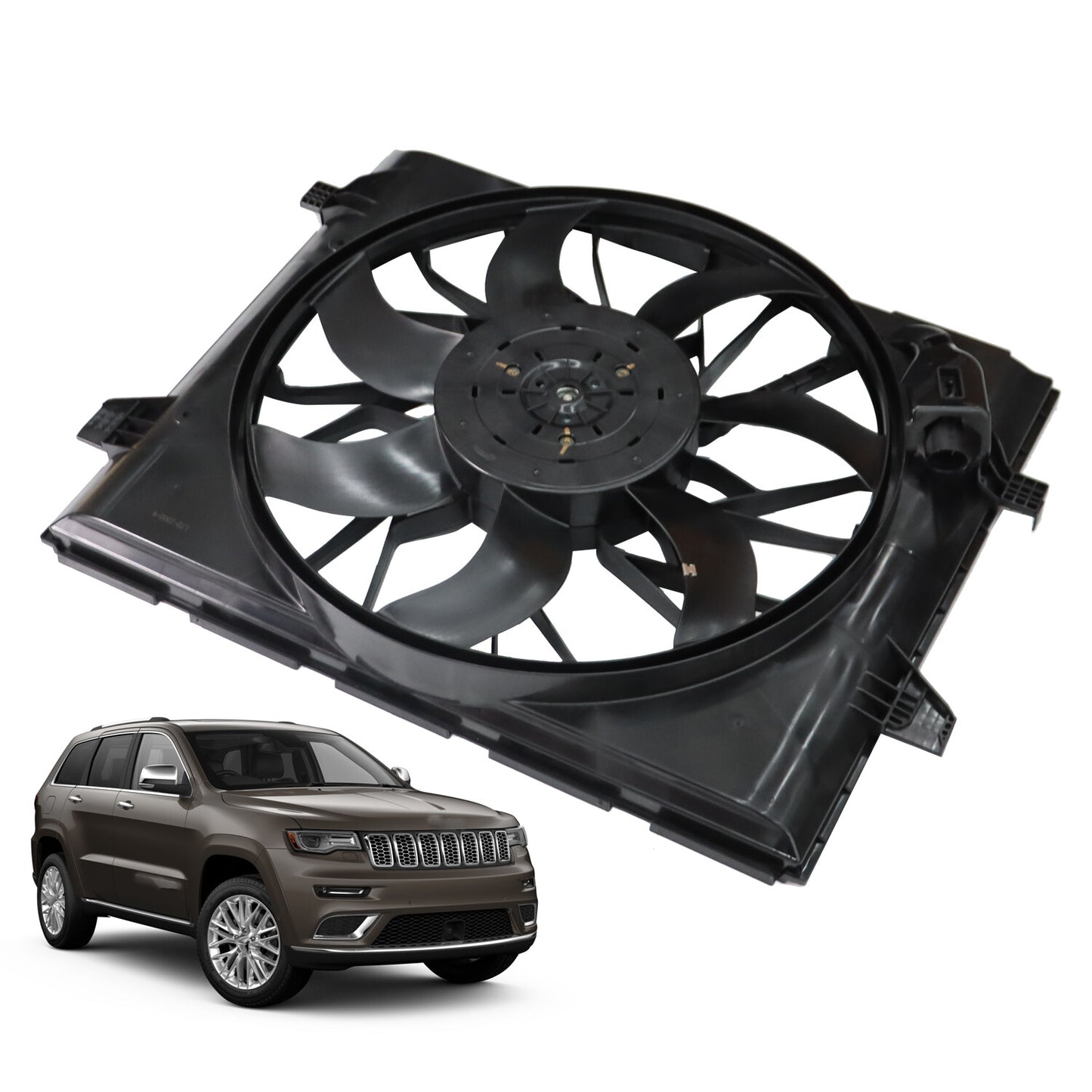 Radiator Cooling Fan for Dodge Durango for Jeep Grand Cherokee 2014-2020 3.6L/5.7L