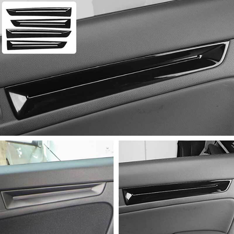 for Honda for Civic EX 2022-2023 Gloss Black Inner Door Panel Strip Cover Trims 4Pc