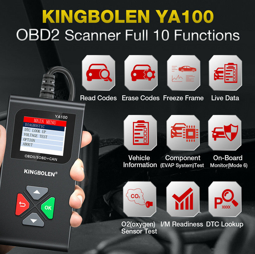 Vgate iCar2 Bluetooth Auto Diagnostic Tool OBD2 Scanner Code Reader for Toyota