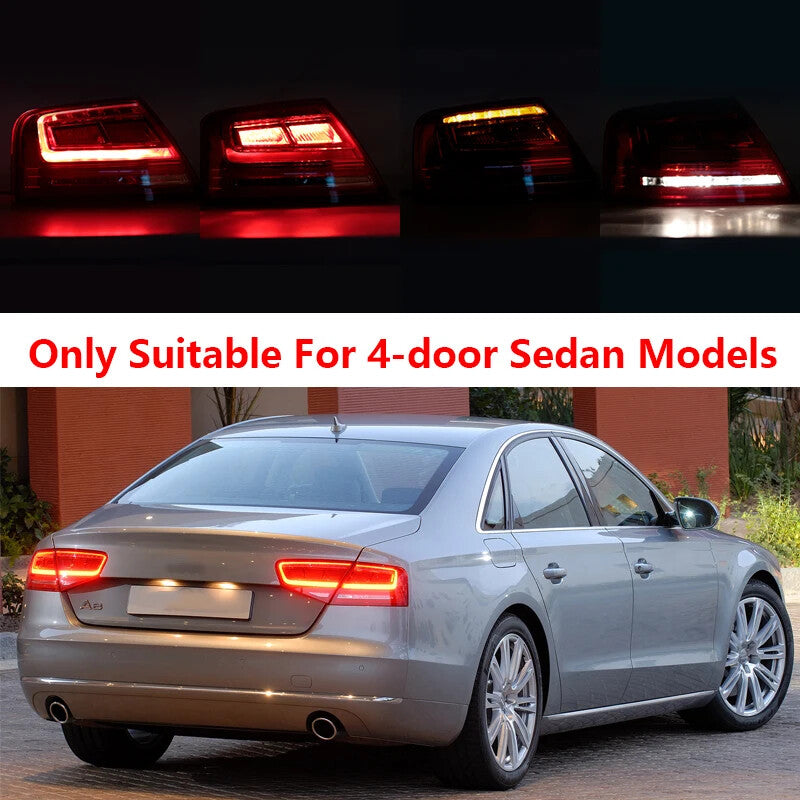 LED Tail Light Right for Audi for A8 D4 4-Door Sedan2010-2013 Rear Reversing Warning