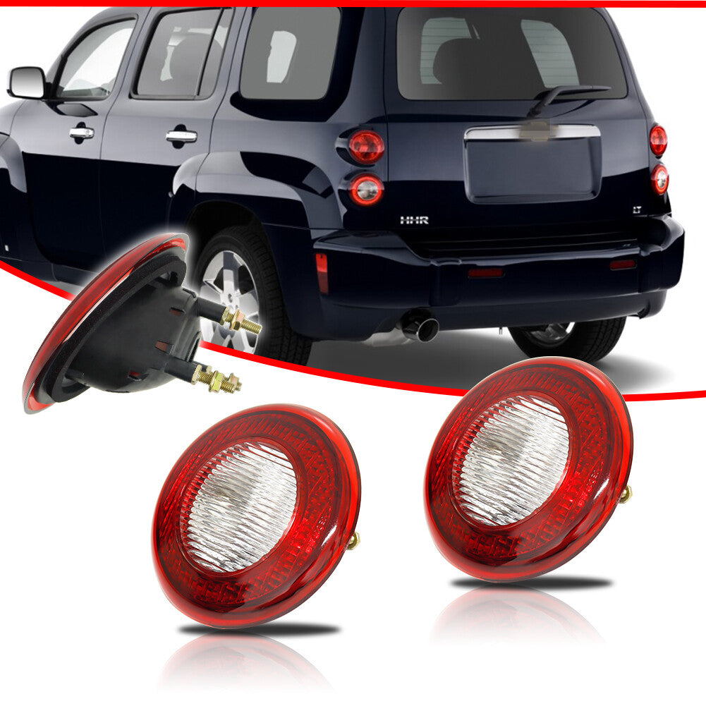 Red and clear lens rear reverse backup light housing kit for 2006-2011 for Chevrolet HHR
