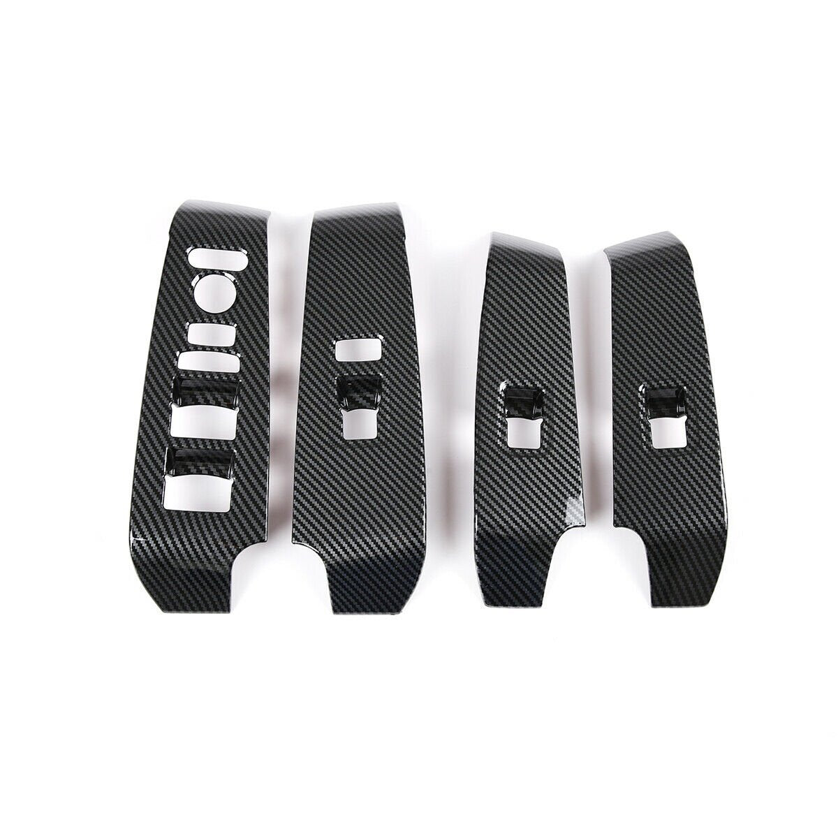 4¡ÁCarbon Fiber ABS Window Lift Switch Button Trim for Honda for Civic 11th 2022 2023