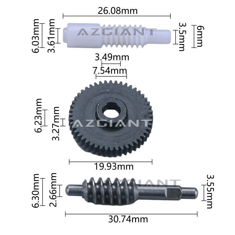 Repair kit for wing side mirrors, folding motor gears, suitable for 2008-2012 for Subaru Forester models.