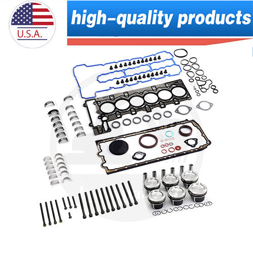 Engine Pistons Overhaul Gasket Kit for BMW N54 3.0 335i E90 E92 E88 E60 E71 F02