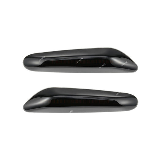 Qty 2 Smoked Lens LED Front Bumper Side Marker Lights Fit for BMW 1 3 5 X Series