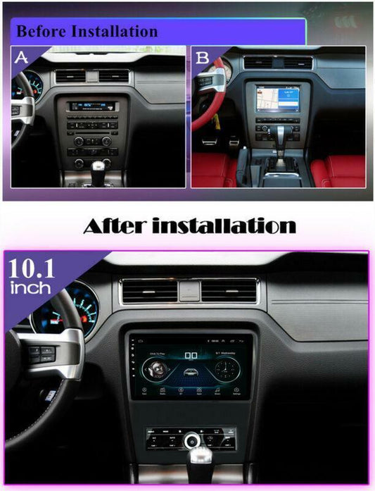 RADIO NAVIGATION For 2010-2014 for FORD for MUSTANG STEREO 10.1 Android 10.1 16GB WiFI