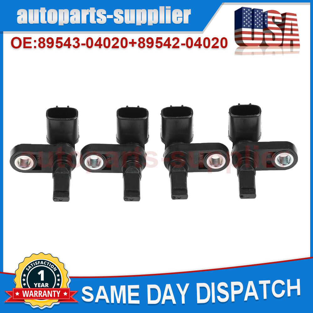 4-piece front and rear ABS wheel speed sensor kit suitable for Toyota 4Runner Tacoma and for Lexus GX460