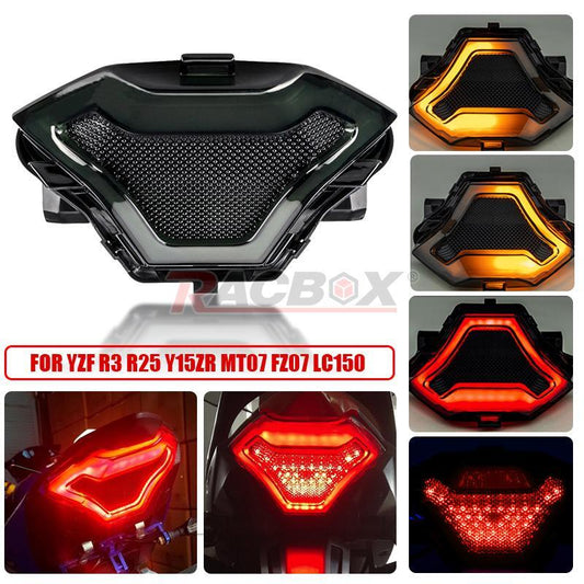 LED Tail Brake Light Turn Signal Lamp for YAMAHA FZ07 MT07 MT03 MT25 YZF R3 R25