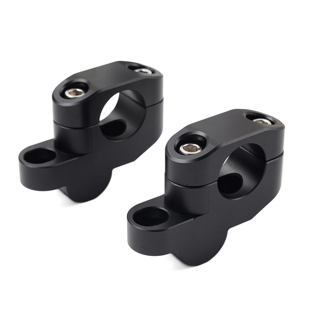 1 25mm Offset Handlebar Clamp Mount Riser Black Fit for Suzuki for Yamaha for Kawasaki