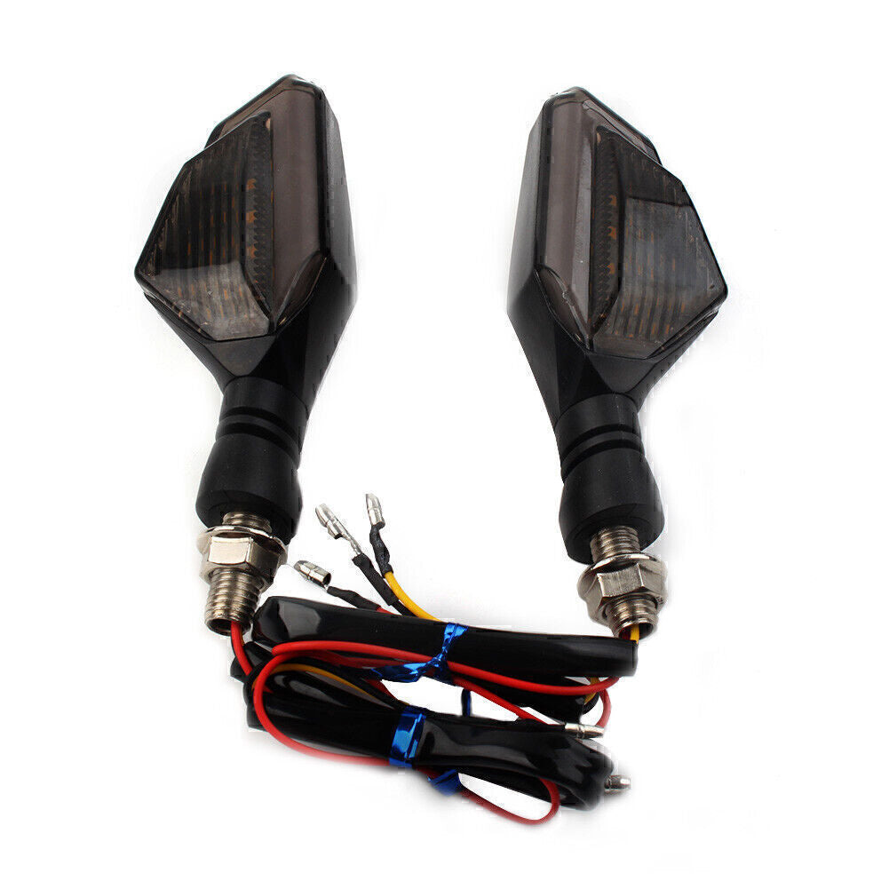2x Motor Turn Signal Lights Indicator Blinker Tail Light Daytime Running Lamp