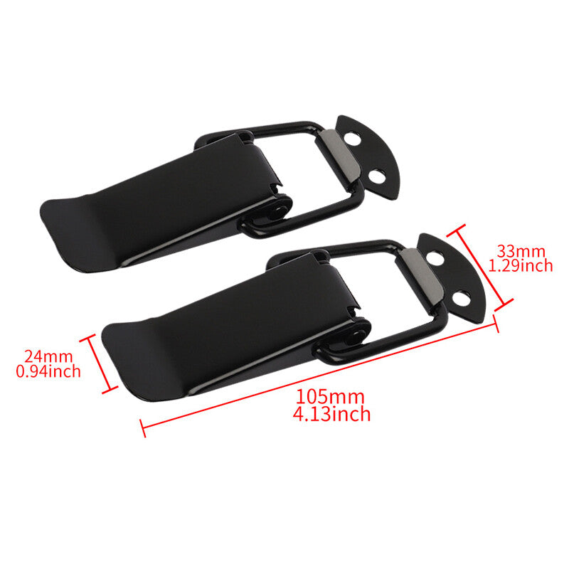 2Pcs Quick Release Car Bumper Buckles Fasteners Trunk Front Rear Fender Bumper L