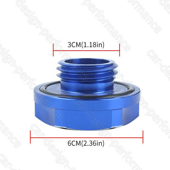 Suitable for JDM Mugen engine oil filler cap, blue and black carbon, suitable for Honda for Acura .