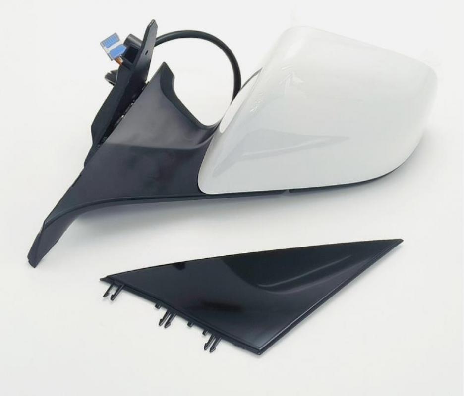 1594111-00-C White Left Side Mirror With Anti-Glare for Tesla for Model Y 2020-2023