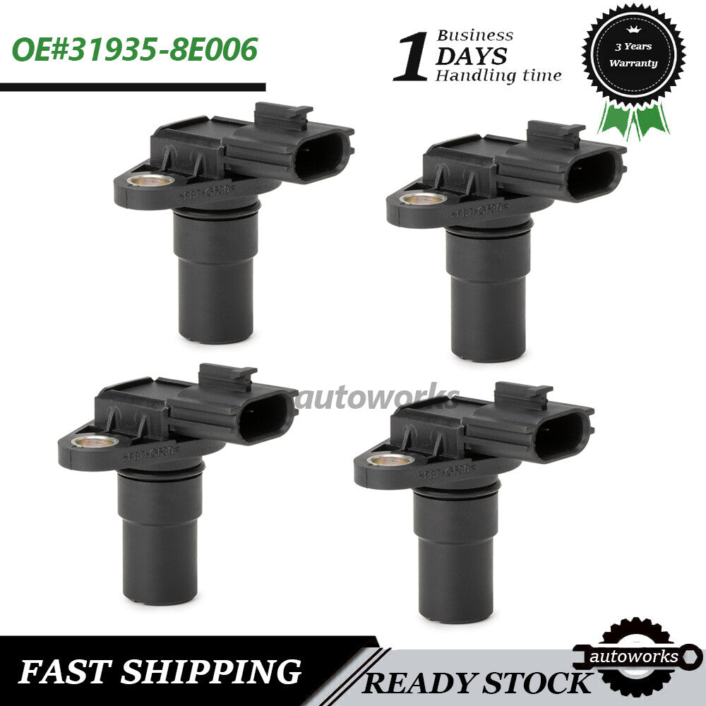 4PCS for Nissan Maxima 2000-2006 Transmission Input/Output Vehicle Speed Sensor