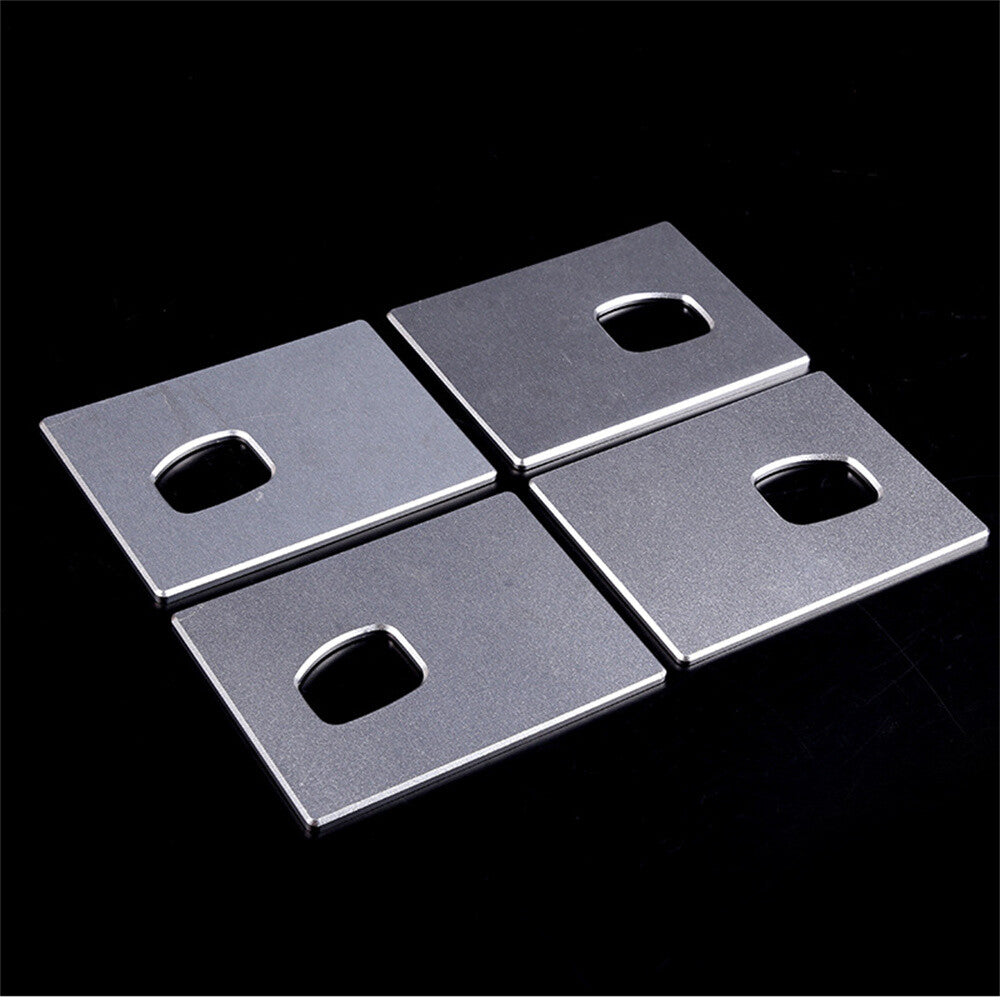 4Pc Silver Alloy Interior Door Handle Bowl Panel Cover For HUMMER H2 2003-2007