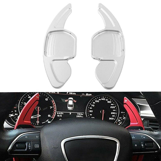 2 x Steering Wheel Shifter Extension Shift Paddle for Audi A3 A5 A6 A7 for A8 S5 Q5