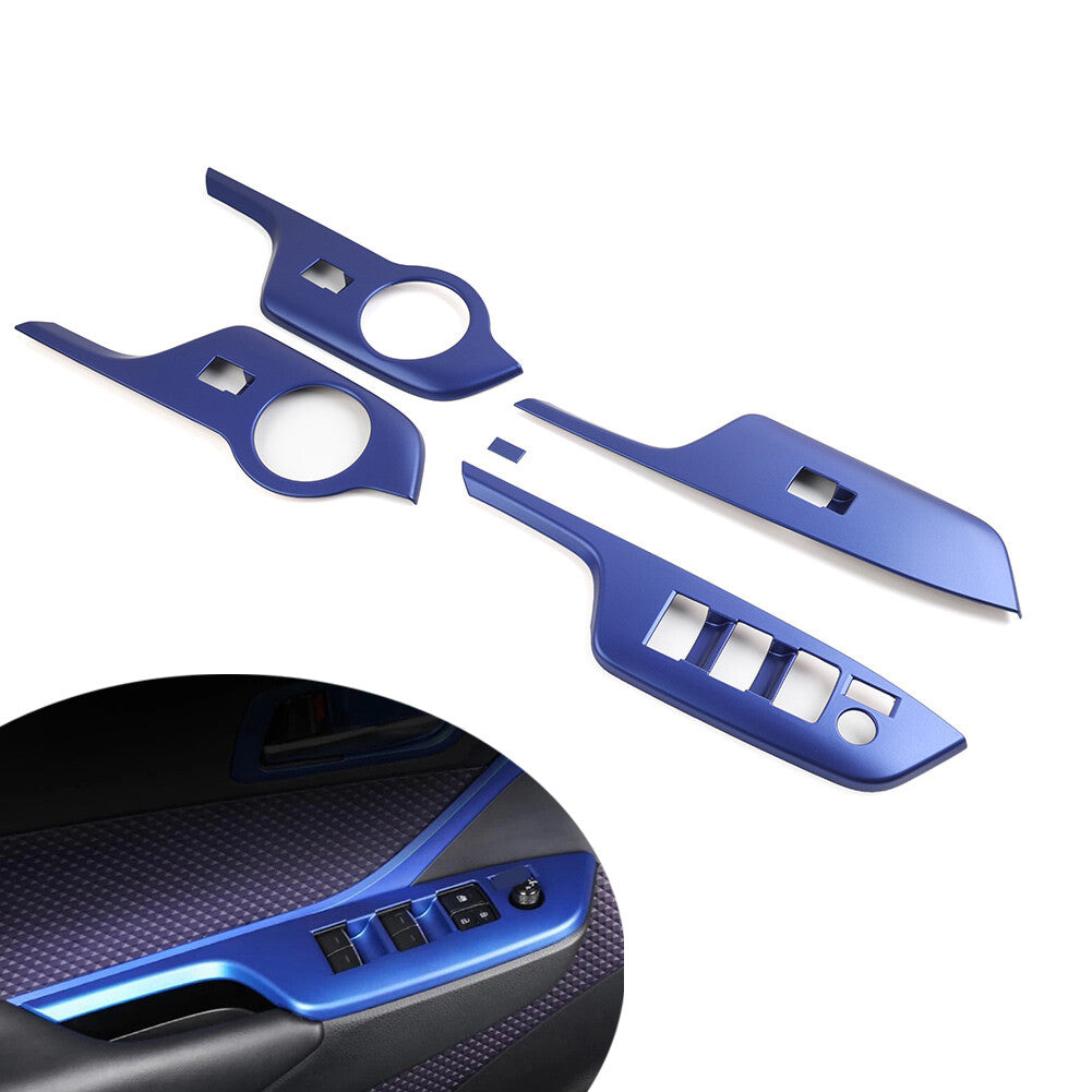 Door Window Lift Switch Control Button Panel Cover Trim LHD Fit for Toyota CHR 16-23