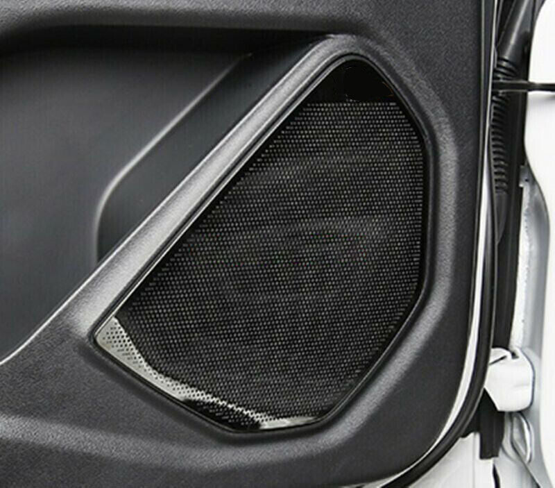 for Ford Explorer 2020-2023 Black Titanium Inner Door Speaker Frame Cover Trims
