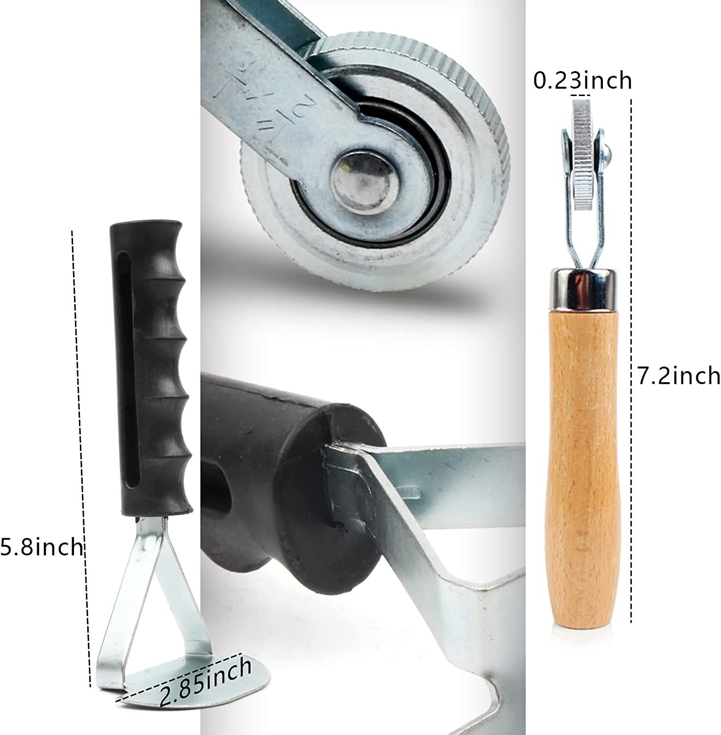 Tire repair tools and tire repair grinding heads are suitable for grinding and polishing car tires.