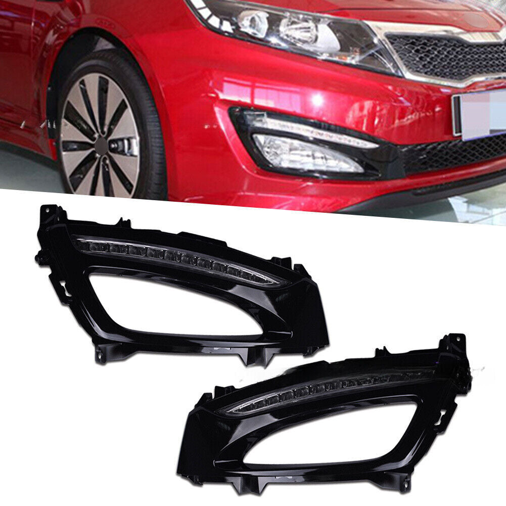 DRL Daytime Running Driving LED Light Fog Lamp for Kia Optima K5 2011 2012-2013