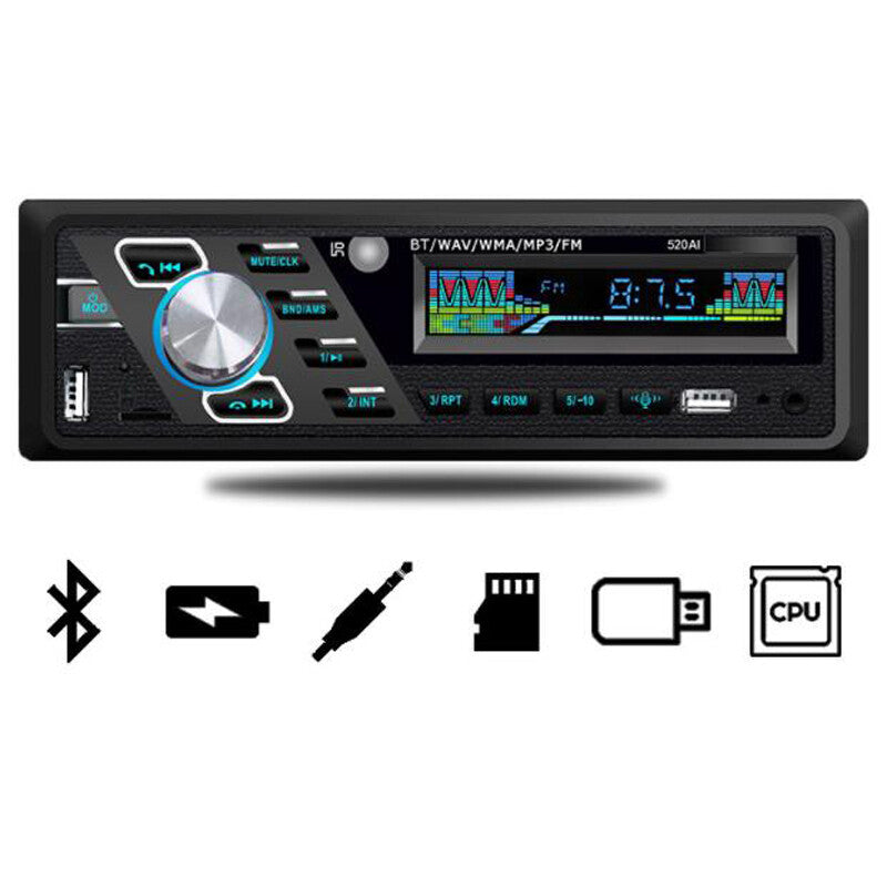 24V 4-channel digital car Bluetooth audio USB/SD/FM/WMA/MP3 radio stereo components