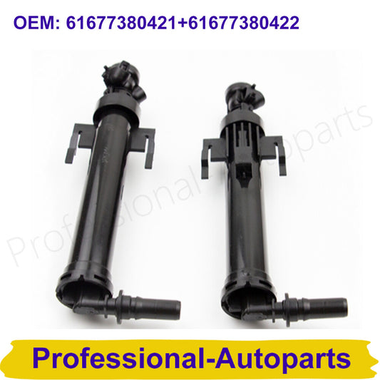 One pair of left + right headlight washing machine nozzles suitable for BMW F30 328i F32 435i
