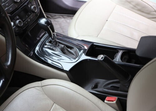 Carbon Fiber Central Console Gear Shift Panel Trim Sticker for Buick Regal 09-16