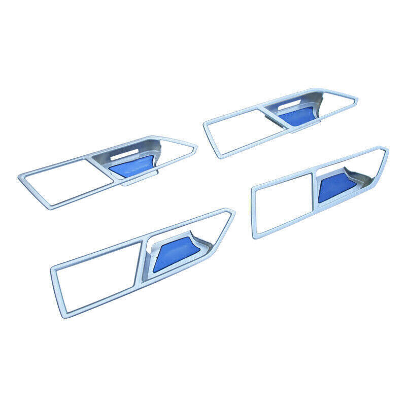 for Volkswagen Atlas 18-23 Matte Silver Inner Door Handle Bowl Cover Frame Trim