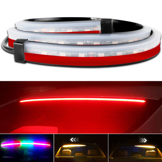 3rd Tail Brake Reverse Windshield LED Light Strip Turn Signal Running Sequential