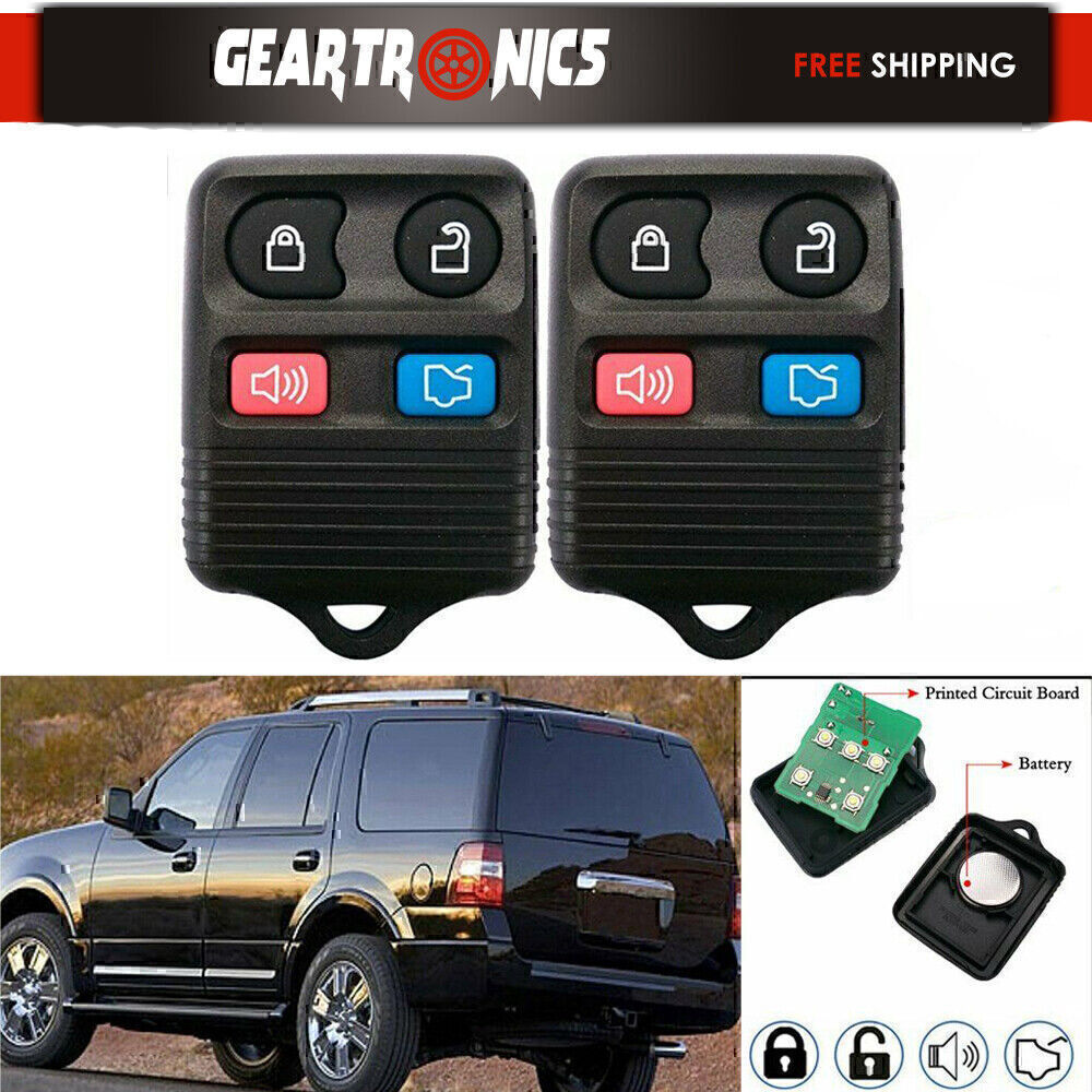 2 Keyless Entry Remote Control Car Key Fob Clicker Transmitter for Ford Explore