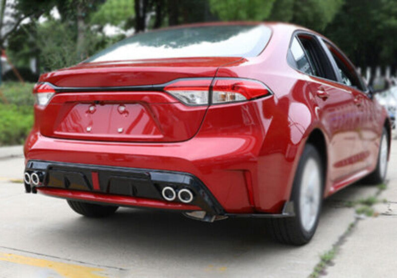 Bumper Diffuser Lip Spoiler Splitter Guard for Toyota for Corolla Sedan 2019-2022