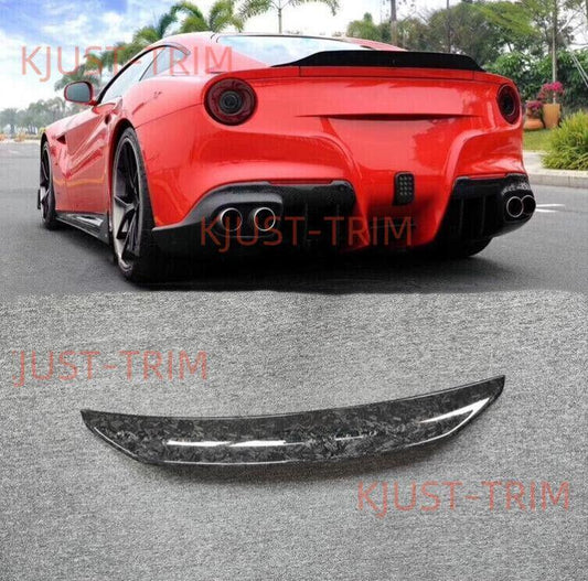 Suitable for Ferrari F12 13 - 2017 DM style forged carbon fiber rear trunk boiler wing