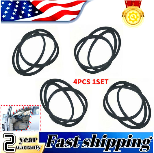 4-Piece Weatherstrip Door Rubber Body Seals for Honda Accord Sedan 2018 - 2021