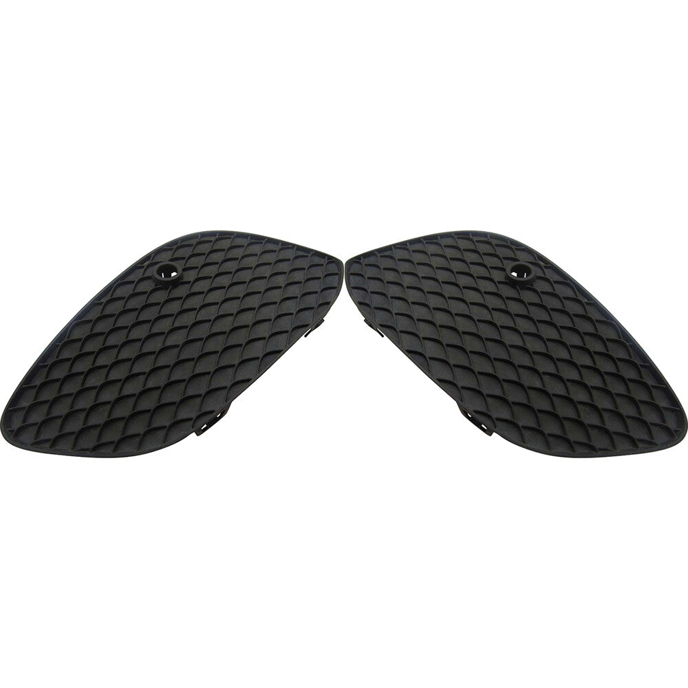 2PCS Front Bumper Grilles Grills Black Fits 2016-19 for Mercedes GLC300 Left Right