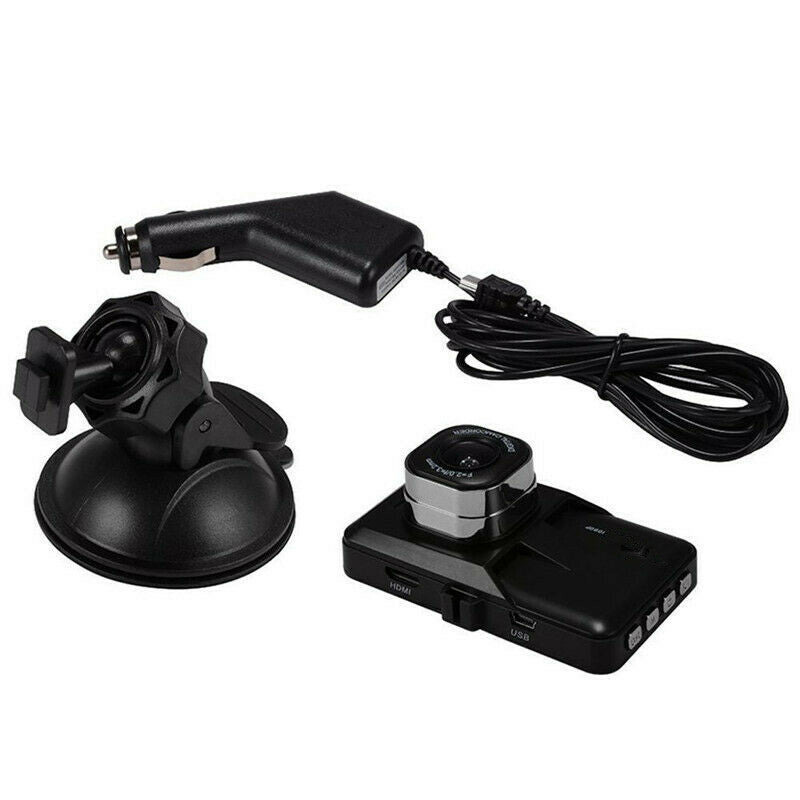 3 Screen 1080 Car Dash DVR Camera Recorder Wide Angle Lens Dash Cams Monitor