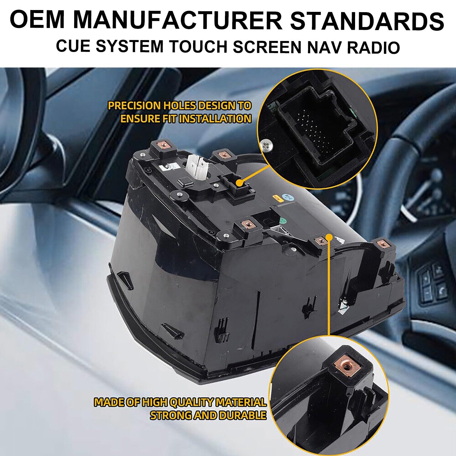 for Cadillac 13 - 20 CTS ATS ELR SRX XTS CUE System Touch Screen Nav Radio NEW