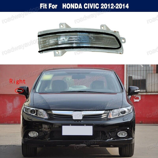 Right Side LED Door Wing Mirror Turn Signal Light Fit for HONDA for CIVIC 2012-2014