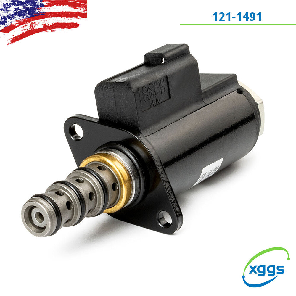 1x Solenoid Valve 121-1491 1211491 for Caterpillar CAT 315C 320C 325C 330C 330D