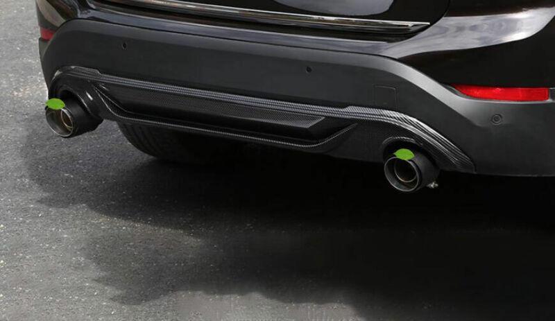 for BMW X1 F48 2016-2021 Carbon Fiber ABS Rear Bumper Diffuser Spoiler Bodykit